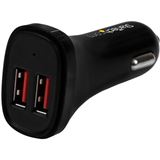 Startech USB2PCARBKS 2X USB CAR CHARGER 24W / 4.8A