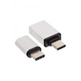 InLine USB Adapter-Set, Typ C Stecker an Micro-USB oder USB 3.0 A