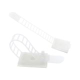 InLine Kabelbinder mit B&uuml;ndelklemme x64mm natur 10 St&uuml;ck