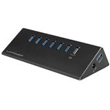 LC-Power USB3.0 HUB LC-HUB-ALU-2B-7 7-Port Schwarz retail