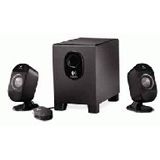 Logitech Aktivboxen X-210 2.1 System 25W RMS Schwarz