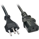 (€3,95*/1m) 2.00m Lindy IEC Stromadapterkabel Stecker Schweiz (€3,95*/1m) 2.00m Lindy IEC Stromadapterkabel Stecker Schweiz