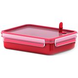 emsa Mikrowellendose CLIP & MICRO, 1,2 Liter, rot