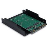Inter-Tech AC Adapter KT005B, 2xSATA zu 2xM.2 SATA, 3,5" Tray Inter-Tech AC Adapter KT005B, 2xSATA zu 2xM.2 SATA, 3,5" Tray
