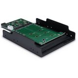 Inter-Tech Adapter KT022B, 1x SATA zu 2x M.2 SATA, 3,5" Tray Inter-Tech Adapter KT022B, 1x SATA zu 2x M.2 SATA, 3,5" Tray