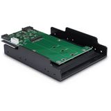 Inter-Tech Adapter KT023B, SATA zu M.2 SATA + SATA, 3,5" Tray Inter-Tech Adapter KT023B, SATA zu M.2 SATA + SATA, 3,5" Tray