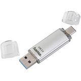 64 GB Hama FlashPen C-Laeta silber USB 3.0 und Typ C