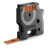 Dymo D1 Vinyl-Schriftband HP schwarz/orange 12 mm x 3 m