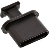 InLine Staubschutz f&uuml;r USB C Buchse schwarz 50er Pack