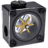 Alphacool Eisfluegel Durchflussanzeiger G1/4 eckig - Acetal Alphacool Eisfluegel Durchflussanzeiger G1/4 eckig - Acetal