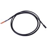 Phobya Thermosensor einzeln 80cm - schwarz gesleevt