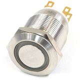 Phobya Vandalismus Klingeltaster 19mm Edelstahl, weiß Ring Phobya Vandalismus Klingeltaster 19mm Edelstahl, weiß Ring