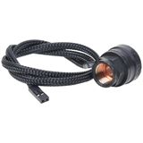 Phobya Thermosensor In-Line 2x G1/4 Innengewinde - black matt Phobya Thermosensor In-Line 2x G1/4 Innengewinde - black matt