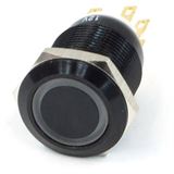 Phobya Vandalismus Klingeltaster 19mm Aluminium schwarz, grün Phobya Vandalismus Klingeltaster 19mm Aluminium schwarz, grün