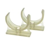 Alphacool Cape Coolplex Halterung aus Acrylglas 2x Stück 50mm Alphacool Cape Coolplex Halterung aus Acrylglas 2x Stück 50mm