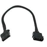 Phobya 4Pin Molex Stromverl&auml;ngerung 30cm - Schwarz