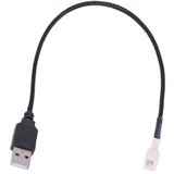 Phobya Adapter USB Extern auf 3Pin L&uuml;fter 30cm - Schwarz