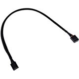 Phobya 4Pin PWM Stecker auf Stecker 30cm - Schwarz