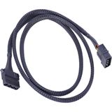 Phobya 4Pin Molex Stromverl&auml;ngerung 90cm - Schwarz