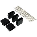 Phobya PSU Power Connector 4Pin Molex Buchse inkl. 4 Pins - 5 Phobya PSU Power Connector 4Pin Molex Buchse inkl. 4 Pins - 5
