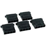 Phobya PSU Power Connector 4Pin Molex Stecker inkl. 4 Pins - 5 Phobya PSU Power Connector 4Pin Molex Stecker inkl. 4 Pins - 5