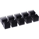 Alphacool GPU RAM Aluminium Heatsinks 15x15mm - black 10 Stk. Alphacool GPU RAM Aluminium Heatsinks 15x15mm - black 10 Stk.