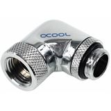 Alphacool HF Winkeladapter 90° drehbar G1/4 AG auf G1/4 IG - Alphacool HF Winkeladapter 90° drehbar G1/4 AG auf G1/4 IG -