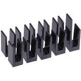Alphacool GPU RAM Aluminium Heatsinks 7x7mm - black 10 Stk. Alphacool GPU RAM Aluminium Heatsinks 7x7mm - black 10 Stk.