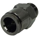 Aquatuning 10mm G1/4 Steckanschluss - komplett black nickel