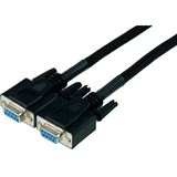 Phobya Serielles Kabel DB9 1:1 - 3m (Stecker - Stecker 9pol) -