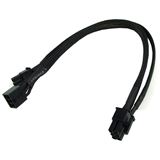 Phobya PCI-E Stromadapter 6pin -> 8pin PCI-E (oder 6pin + 2) 30cm Phobya PCI-E Stromadapter 6pin -> 8pin PCI-E (oder 6pin + 2) 30cm