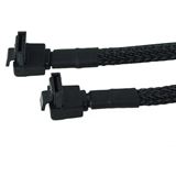 Phobya SATA 3.0 Anschlusskabel abgewinkelt mit Sicherheitslasche 45cm Phobya SATA 3.0 Anschlusskabel abgewinkelt mit Sicherheitslasche 45cm