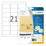 HERMA Folien-Etiketten SPECIAL, 63,5 x 38,1 mm, transparent