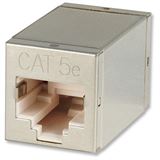 Lindy RJ45 STP Doppelkupplung Cat. 5e Metallgeh&auml;use