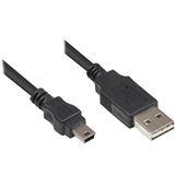 (€1,38*/1m) 5.00m Good Connections USB2.0 Anschlusskabel Easy (€1,38*/1m) 5.00m Good Connections USB2.0 Anschlusskabel Easy