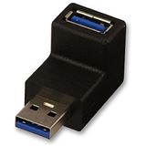Lindy USB 3.0 Adapter Typ A 90ø nach oben Stecker - Kupplung Lindy USB 3.0 Adapter Typ A 90ø nach oben Stecker - Kupplung