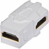 Lindy HDMI 90&deg; Doppelkupplung Keystone f&uuml;r AV Wand
