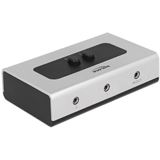 Delock Umschalter Klinke 3,5mm 2-Port manuell bidirektional Delock Umschalter Klinke 3,5mm 2-Port manuell bidirektional