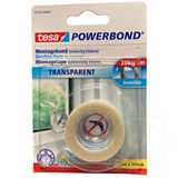 tesa Powerbond Montageband, transparent, 19 mm x 1,5 m