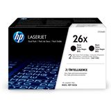 HP Toner schwarz 26X Doppelpack 2x9000 Seiten