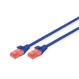 (&euro;7,80*/1m) 0.50m Digitus Cat. 6 Patchkabel U/UTP RJ45 Stecker