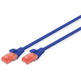 (&euro;2,45*/1m) 2.00m Digitus Cat. 6 Patchkabel U/UTP RJ45 Stecker