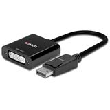 Lindy Displayport 1.2 Adapter aktiv Displayport Stecker auf DVI 24+1 Lindy Displayport 1.2 Adapter aktiv Displayport Stecker auf DVI 24+1