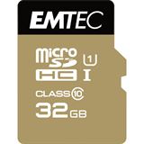 32 GB EMTEC Gold+ microSDHC Class 10 U1 Retail inkl. Adapter auf SD 32 GB EMTEC Gold+ microSDHC Class 10 U1 Retail inkl. Adapter auf SD