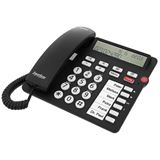 tiptel Ergophone 1300, Gro&szlig;tastentelefon, schwarz