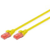 (&euro;15,60*/1m) 0.25m Digitus Cat. 6 Patchkabel U/UTP RJ45 Stecker