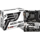 ASRock AB350 Pro4 AMD B350 So.AM4 Dual Channel DDR4 ATX Retail ASRock AB350 Pro4 AMD B350 So.AM4 Dual Channel DDR4 ATX Retail