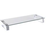 LogiLink Monitorst&auml;nder, Stahl/Glas, silber