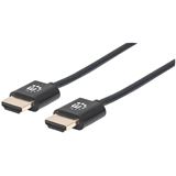 (€13,80*/1m) 0.50m Manhattan HDMI Anschlusskabel Slim