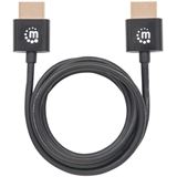 (€9,90*/1m) 1.00m Manhattan HDMI Anschlusskabel Slim